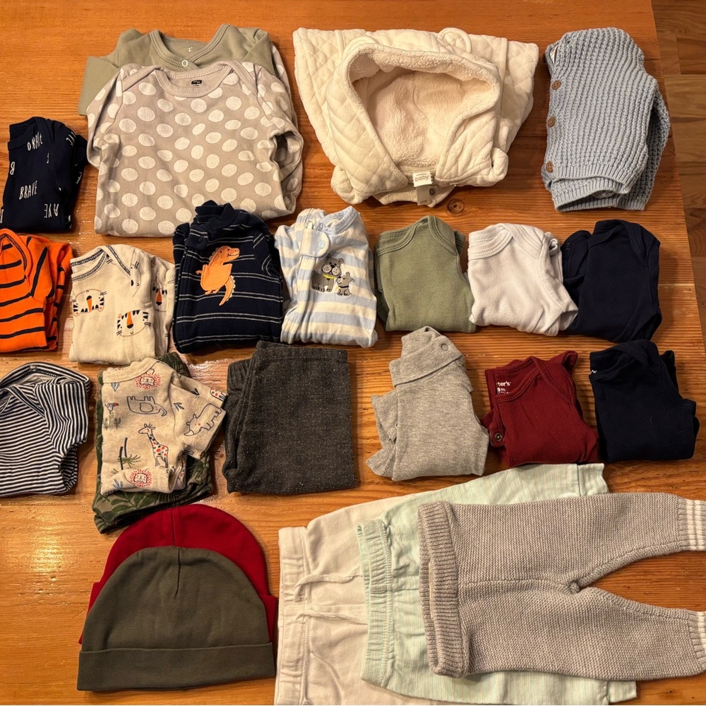 0-3 month baby essentials starter collection